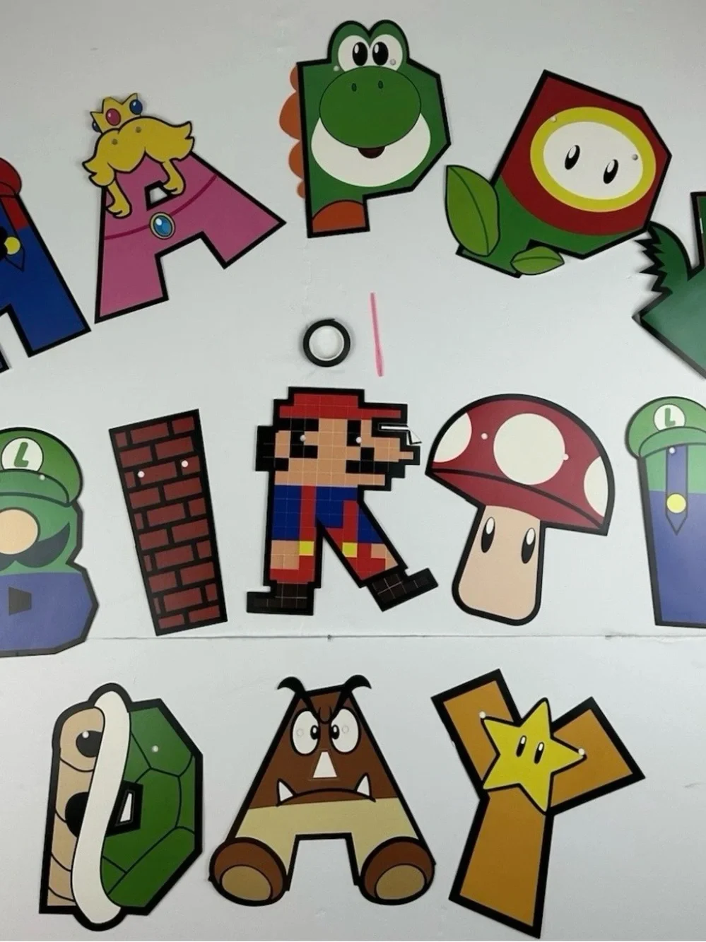 Super Mario Birthday Party Supplies Kit 133 Pc Plates Banner Balloons Favors NEW